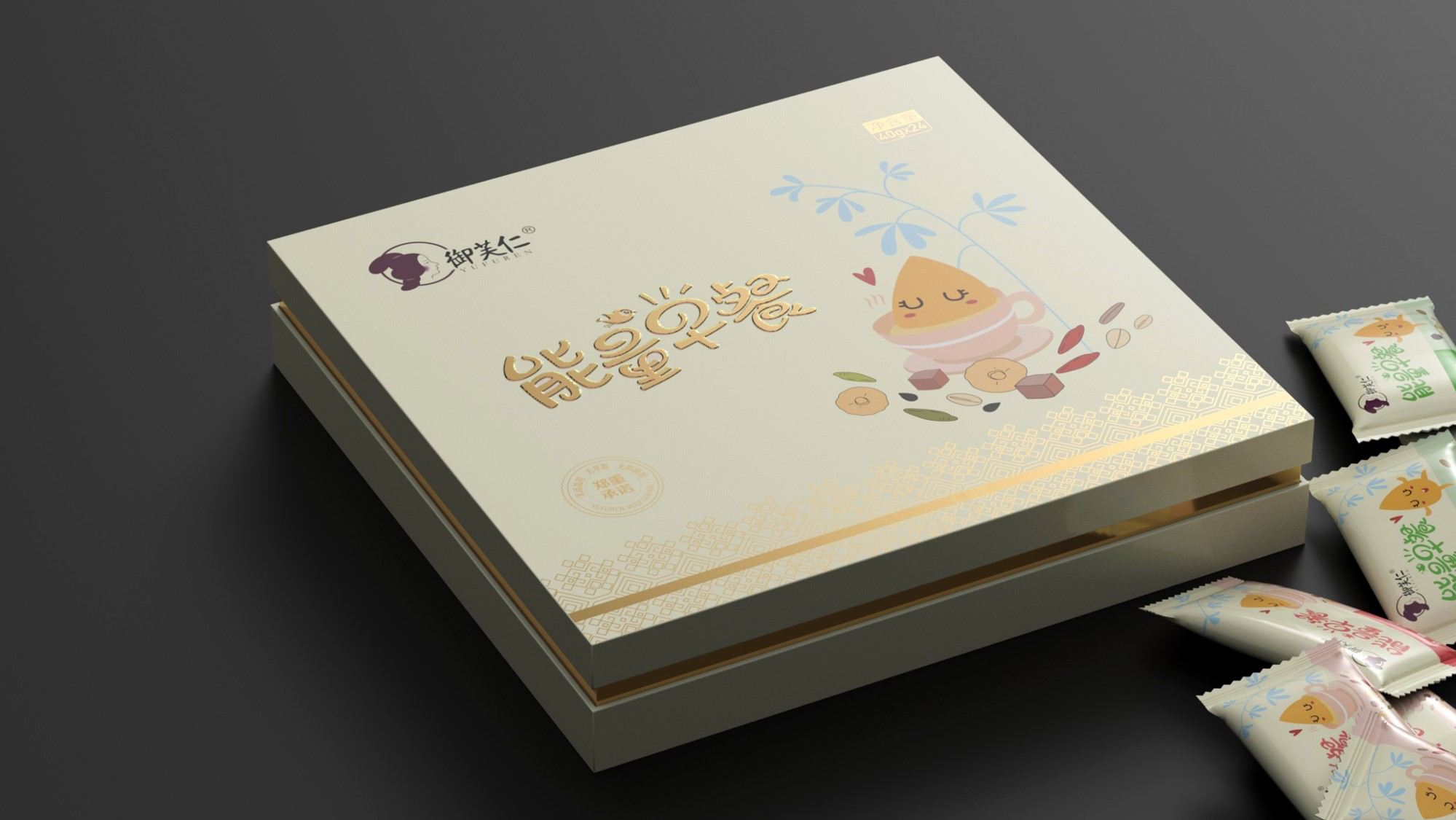 御芙仁能量早餐包装设计